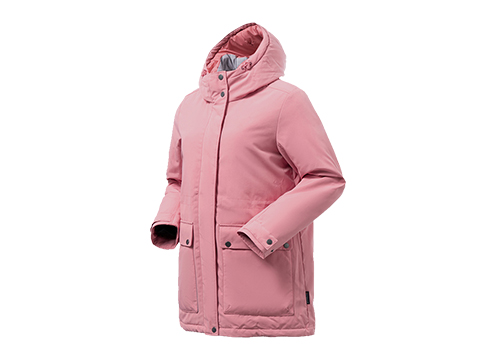 品牌定制時(shí)尚女款中長款保暖羽絨服