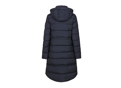 長(zhǎng)款羽絨服廠家定制生產(chǎn)白鴨絨羽絨服