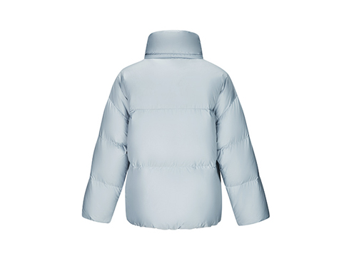 女士立領(lǐng)短款保暖羽絨服定制生產(chǎn)廠家